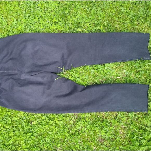 Soft Surroundings Pull On Denim Pants Distressed Black Large - Picture 6 of 6